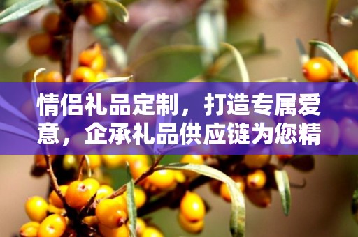 情侣礼品定制，打造专属爱意，企承礼品供应链为您精心呈现